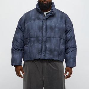 Veste matelassée unisexe personnalisée de haute qualité, style décontracté, col montant brillant, à capuche, vente en gros, toutes tailles - Product Image 5