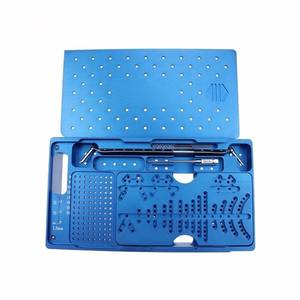 Kit Quirúrgico Veterinario: Placa de Bloqueo para Fragmentos Pequeños Ortopédicos de Acero Inoxidable, Juego de Instrumentos, Bandejas de Esterilización Multicolor - Product Image 4