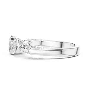 Anillo de Plata de Ley 925 con Moissanita de Alto Brillo - Product Image 2