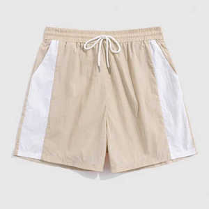 Ensemble de survêtement sportif personnalisé en polyester/coton à séchage rapide pour homme, veste coupe-vent et short, collection été 2025 - Product Image 6
