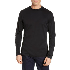 Camisetas de Manga Larga Personalizadas al por Mayor para Hombre, Estilo Casual, Color Sólido, Camisetas de Verano para Hombre - Product Image 2