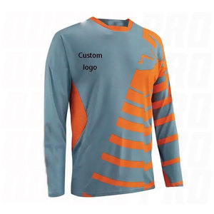 Camiseta de Ciclismo Unisex Personalizada, Camiseta de Carreras con Estampado Personalizado, Manga Larga, para Motociclismo MTB, Transpirable, Impermeable, Cortavientos, de Secado Rápido - Product Image 3