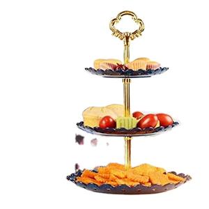 Folding Aluminum Cake Stands Eco-Friendly Customized Colors 4-Piece <b>Set</b> for Wedding & Party Events Wholesale - Product Image 1