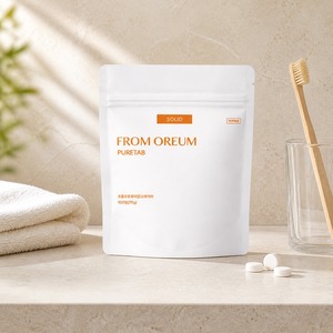 [FROM OREUM] Fournitures d'accueil pour hôtels : Tablettes de soins bucco-dentaires portables, Recharge de dentifrice solide - Product Image 4