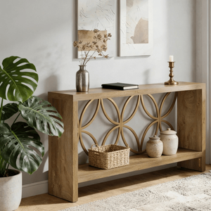 Consolle Lunga in Legno Massello Contemporanea per Casa, Appartamento e Hotel - Product Image 5