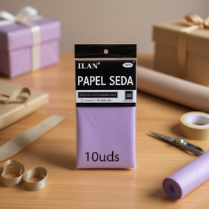 Ilan Carta Velina Viola Chiaro 50x66cm 10 Pezzi per Confezione - Product Image 1