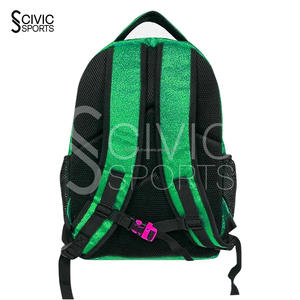 Sac à dos de cheerleading scintillant avec logo brodé personnalisé, pierres, noms et couleurs personnalisés pour sac de cheerleading et sac de danse - Product Image 3