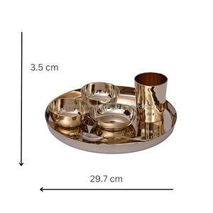 Vajilla Tradicional de Latón para el Hogar, Cocina, Comedor y Servicio - Product Image 2