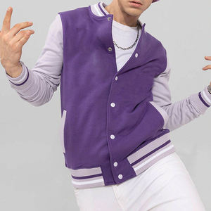 Custom <b>Men's</b> Wool <b>Baseball</b> <b>Jacket</b> Premium Embroidered Streetwear Private Label OEM Manufacturer - Product Image 2
