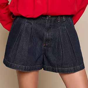 OEM cotton denim shorts women stretch shorts breathable summer casual lightweight factory supply - Product Image 3