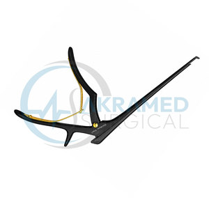 Rongeur Kerrison Negro de Alta Calidad, 45 Grados, 5 mm x 22 cm, Instrumentos Ortopédicos con Certificación CE - Product Image 3