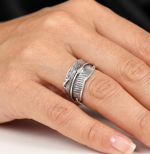 Handmade Adjustable Boho <b>Statement</b> Band Tribal Engraved Minimalist Jewelry Ethnic Fashion <b>Ring</b> Nature Inspired Artisan Gift - Product Image 1