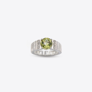 Bijoux fins en argent sterling 925, pierre précieuse en quartz citron naturel, plaqué rhodium, pour femmes, mariage, fiançailles, anniversaire, OEM ODM - Product Image 1