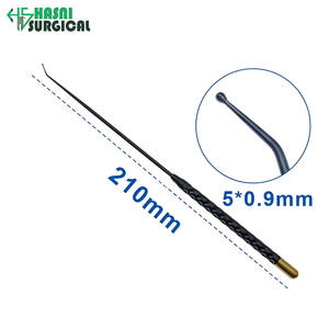 Ensemble d'instruments manuels CE en acier inoxydable Hasni : Spatules dissectionnaires, crochets micro-nerveux et micro-vasculaires, curettes en forme de goutte d'eau 3*0.9mm - Product Image 3
