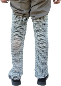 Armadura Medieval Antigua Renacentista Lista para Batalla, Chauss de Acero Suave, Leggings de Malla, Equipo de Reenactamiento, Tallas Personalizadas - Product Image 2