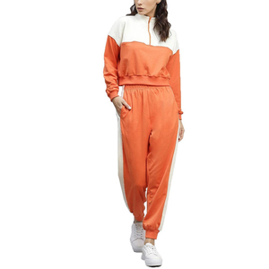 Nueva Llegada al por Mayor: Conjunto Deportivo Color Block con Top de Manga Larga y Cremallera Media y Pantalones hasta el Tobillo, Traje de Gimnasio, Bajo MOQ, Servicios OEM - Product Image 4