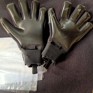 Gants de gardien de but de football professionnels personnalisés, paume en latex haute adhérence, protection des doigts, pour match - Product Image 4