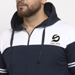 Nouvel Arrivage Ensemble de Survêtements Respirants pour Hommes, Personnalisables, avec Fermeture Éclair, pour Fitness et Course à Pied - Product Image 4