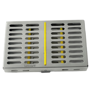 Caja de Esterilización Premium Manual de Acero Inoxidable para Autoclave Quirúrgico Dental, para 10 Instrumentos Médicos de Animales Pequeños - Product Image 4