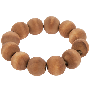 Servilletero de cuentas de madera de alta calidad Soporte de anillo Diseñador de cuerda Piezas de lujo Diseño de cuentas de madera Servilletero - Product Image 6