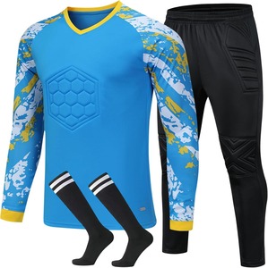 Ensemble de gardien de but professionnel personnalisé, maillot et short de football, respirant, séchage rapide, uniforme d'équipe athlétique - Product Image 2