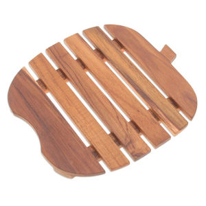 Sous-plats ronds en bois massif écologiques pour la cuisine et la salle à manger, sous-plat en bois élégant découpé au laser, résistant à la chaleur, pour plats et casseroles chauds - Product Image 2