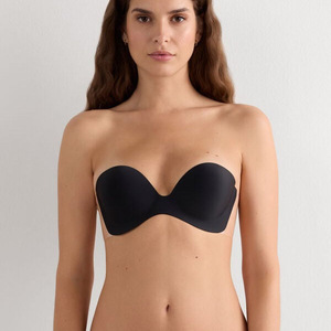 Silicone Strapless <b>Bra</b> Women's Seamless Full Cup <b>Wire</b> Free Backless Basic Style Solid Color All Seasons - Product Image 4