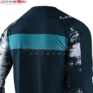 Unisex Langarm Winddichtes Motorrad-Trikot Sublimationsdruck Schnelltrocknend 120g Polyester Rennshirt Für Alle Jahreszeiten Geeignet - Product Image 6