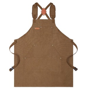 Classic <b>Bib</b> <b>Apron</b> Canvas Front Pocket Waist <b>Apron</b> Cooking <b>Apron</b> For Men Women With Logo In Custom Colors - Product Image 5