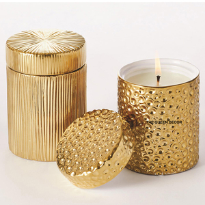 Velas Aromáticas Metálicas de Primera Calidad con Detalles Intrincados, Perfectas para Crear un Efecto de Iluminación Decorativa - Product Image 4