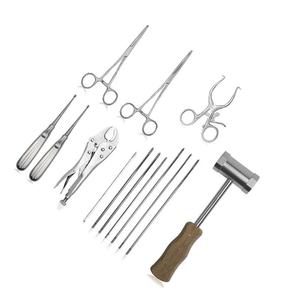 Juego de Instrumentos Quirúrgicos Veterinarios de Acero Inoxidable, Herramientas Manuales para Operaciones Clase I, Reutilizables por el PERSONAJE QUE REALIZA LA INTERVENCIÓN QUIRÚRGICA - Product Image 3