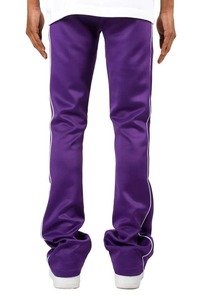 100% algodón logotipo personalizado polar Joggers pantalones de chándal alto 3D Puff estampado francés Terry Track pantalón hombres holgados pantalones apilados primavera - Product Image 6