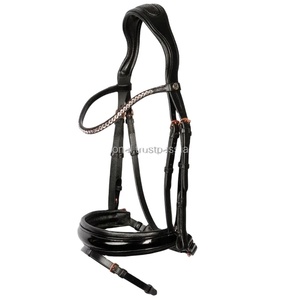 Équipement d'équitation confortable et intelligemment conçu, bride en cuir colorée, clincher personnalisable, fournisseur en gros - Product Image 2