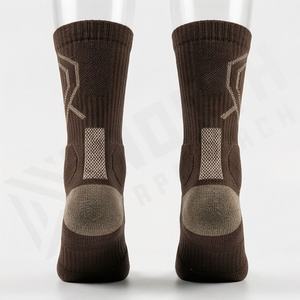 Chaussettes mi-hautes pour femmes, tricotées, respirantes, séchage rapide, mélange laine et nylon, douces, chaudes, confortables, usage quotidien, OEM ODM, couleur personnalisée, douces - Product Image 2