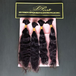 100% Natural Straight Unweft Bundles <b>Cheap</b> Raw Virgin Cuticle Aligned Temple Indian Human Raw Hair <b>Extensions</b> Unprocessed Hair - Product Image 5