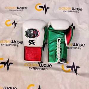 Gants de boxe professionnels tendance, personnalisables, fabriqués en usine, en cuir véritable, pour l'entraînement au combat, sans boxe il n'y a pas de vie. - Product Image 3