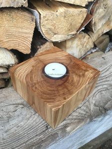 Mango Wood Modern Design <b>Tea</b> <b>Light</b> Holder for Christmas and Religious Celebrations Handmade Home Decoration - Product Image 2