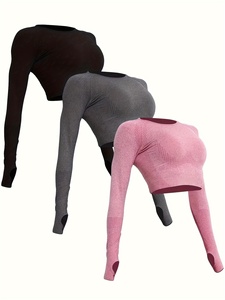 Soutien-gorge de sport sans couture haut de gamme pour femme, idéal pour le yoga, la gym et l'entraînement, vêtements de sport personnalisables, fournisseur en gros direct usine - Product Image 1