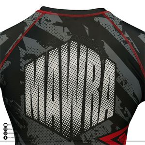 Rashguard de compression Mawra personnalisé pour homme, idéal pour le MMA, le BJJ (sans kimono), les arts martiaux et l'entraînement, à manches courtes - Product Image 5