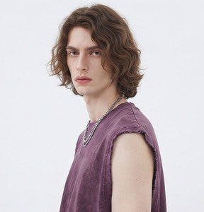 Débardeur Homme de Haute Qualité, Coupe Musclée, Vêtement de Sport et de Gym, Personnalisable OEM, Débardeur Homme Oversize 100% Coton Sans Manches Décontracté - Product Image 4