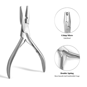 <b>Multi</b> Functional High Quality Hair Extension <b>Pliers</b> Stainless Steel <b>Pliers</b> for Hair Extensions Trending <b>Tools</b> - Product Image 2