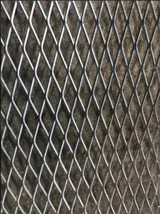 Tôle de maille expansée en aluminium argenté légère, résistante à la corrosion, pour la ventilation des façades et des systèmes CVC - Product Image 2