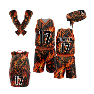Ensemble complet d'uniformes de basketball personnalisés |   Shorts en jersey, sac, bandeau et manchons de tir - Product Image 1