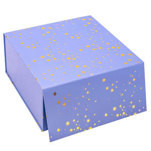 Boîte cadeau magnétique pliable de luxe, boîte d'emballage rigide en papier, boîte de rangement facile à assembler pour bijoux, cosmétiques, cadeaux et articles de luxe - Product Image 1