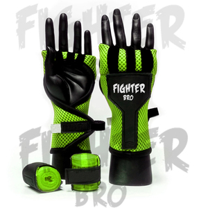 Guantes de Entrenamiento de Boxeo FIGHTER PRO MMA, Cuero PU, Protección para Nudillos, Guantes Interiores Ajustables para Todas las Temporadas - Product Image 2