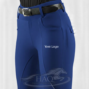 Leggings de equitación de cintura alta a precio mayorista, suministro directo de fábrica, mallas ecuestres transpirables hechas a medida - Product Image 1