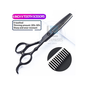 Ciseaux de coiffure en acier inoxydable à faible MOQ - Durables et légers, plusieurs tailles, prix raisonnable pour la coupe de cheveux - Product Image 3