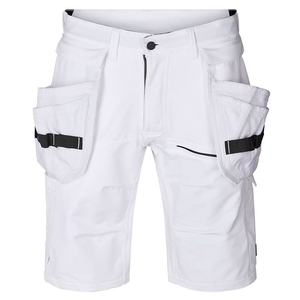 Pantalones Cortos de Trabajo para Hombre, Resistentes al Agua, ANSI Clase 3, Secado Rápido, Transpirables, de Alta Calidad, con Rodilleras de Algodón, Estilo Cargo - Product Image 4