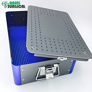 Plateau de stérilisation en alliage d'aluminium autoclavable pour instruments médicaux à usage chirurgical - Product Image 6