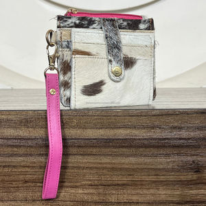 New Arrival Handcrafted Real Cowhide Leather Coin <b>Purse</b> for Women With Wristlet Western ATM Card Holder Clutch for Multi Use - Product Image 4